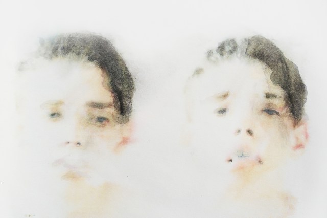 DOUBLE PHASE- INK/WATERCOLOUR ON PAPER 30X23CM