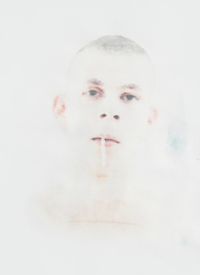 HAZE- INK/WATERCOLOUR ON PAPER 56X48CM